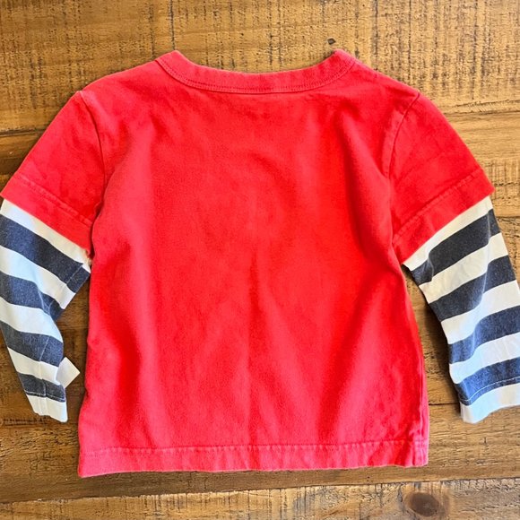 Boys Mini Boden Skull Long Sleeve Tee Size 1.5-2 - Picture 2 of 3